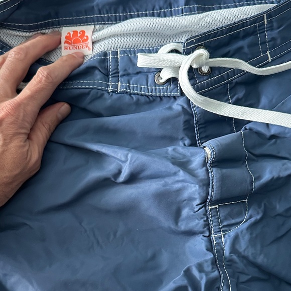 Sundek Men's Ocean Blue Board Shorts - Picture 1 of 3